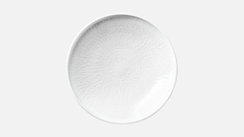 Plate deep round coupe structure 26.1 cm