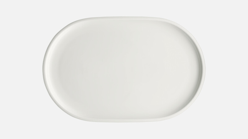SHIRO - Platte oval coup - Servierplatte 23x16cm