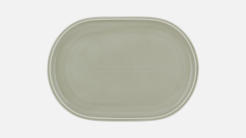 SHIRO - Platte oval coup - Servierplatte STEAM 23x16cm
