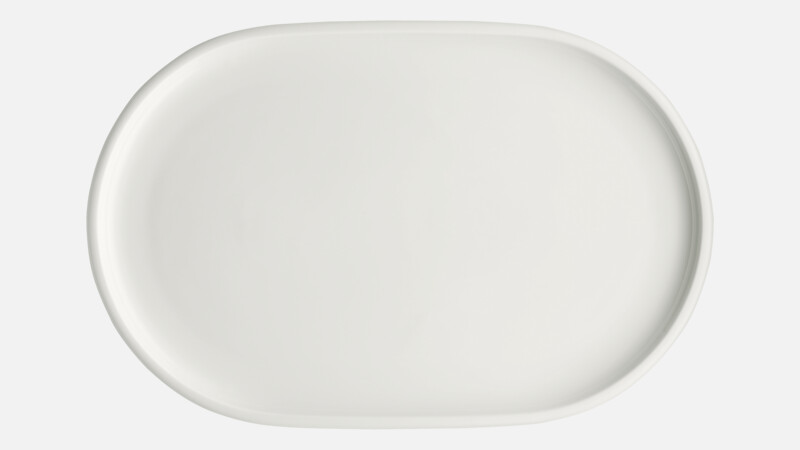 SHIRO - Platte oval coup - Servierplatte 30x19cm
