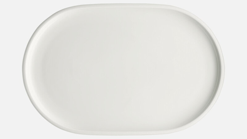 SHIRO - Platte oval coup - Servierplatte 36x24cm