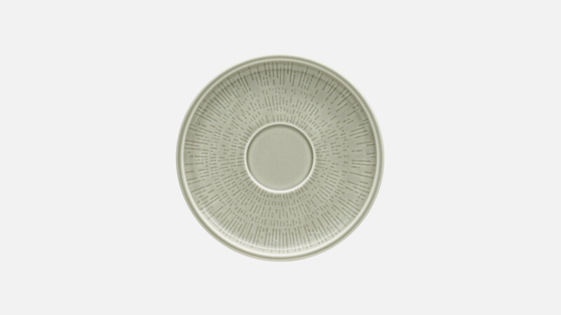 SHIRO - Kombi-Untertasse rund Struktur - STEAM 17cm