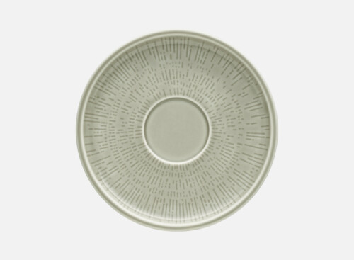 Kombi-Untertasse rund Struktur STEAM 17cm