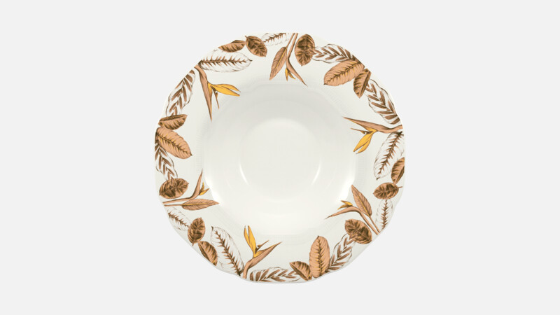 CREATE - Teller tief rund Fahne Relief - Speiseteller 28cm