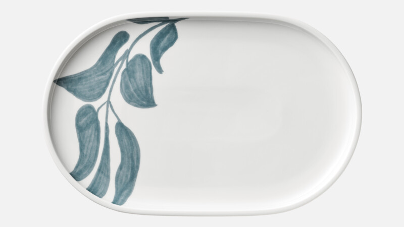 SHIRO - Platte oval coup - Servierplatte 30x19cm