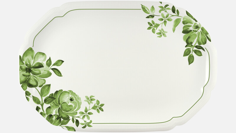 CREATE - Platte oval coup Relief - Servierplatte 36x24cm