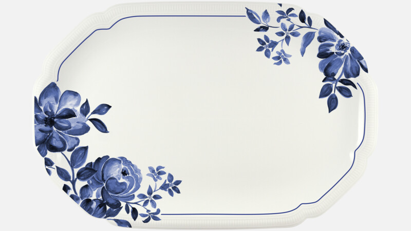 CREATE - Platte oval coup Relief - Servierplatte 36x24cm