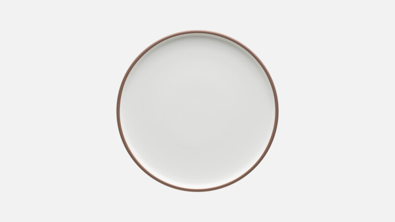SHIRO - Plate flat round coupe - Dessertplate 21cm