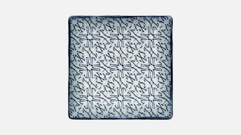 FINE DINING - Plate half-deep square coupe - 24cm