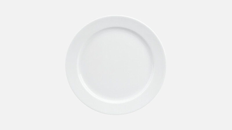 FORM 898 - Plate flat round with rim - Cake plate 24cm
