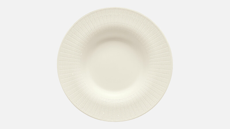 GENERATION - Teller tief rund Fahne Relief - Pastateller 30cm