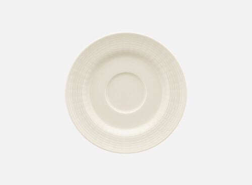 Saucer round embossed 13cm